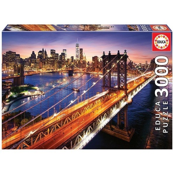Manhattan at sunset, Educa Puzzle 3000 pc