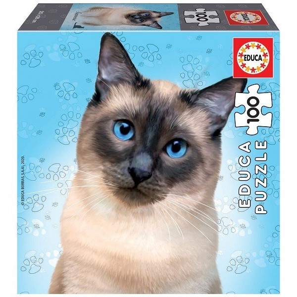 Siamese cat, Educa puzzle 100 pc