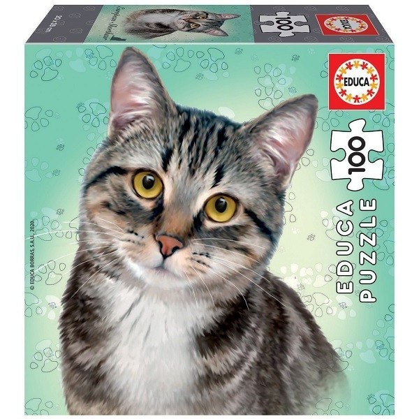 Európai rövidszőrű macska, 100 darabos Educa puzzle