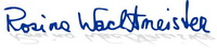 Rosina Wachtmeister signature